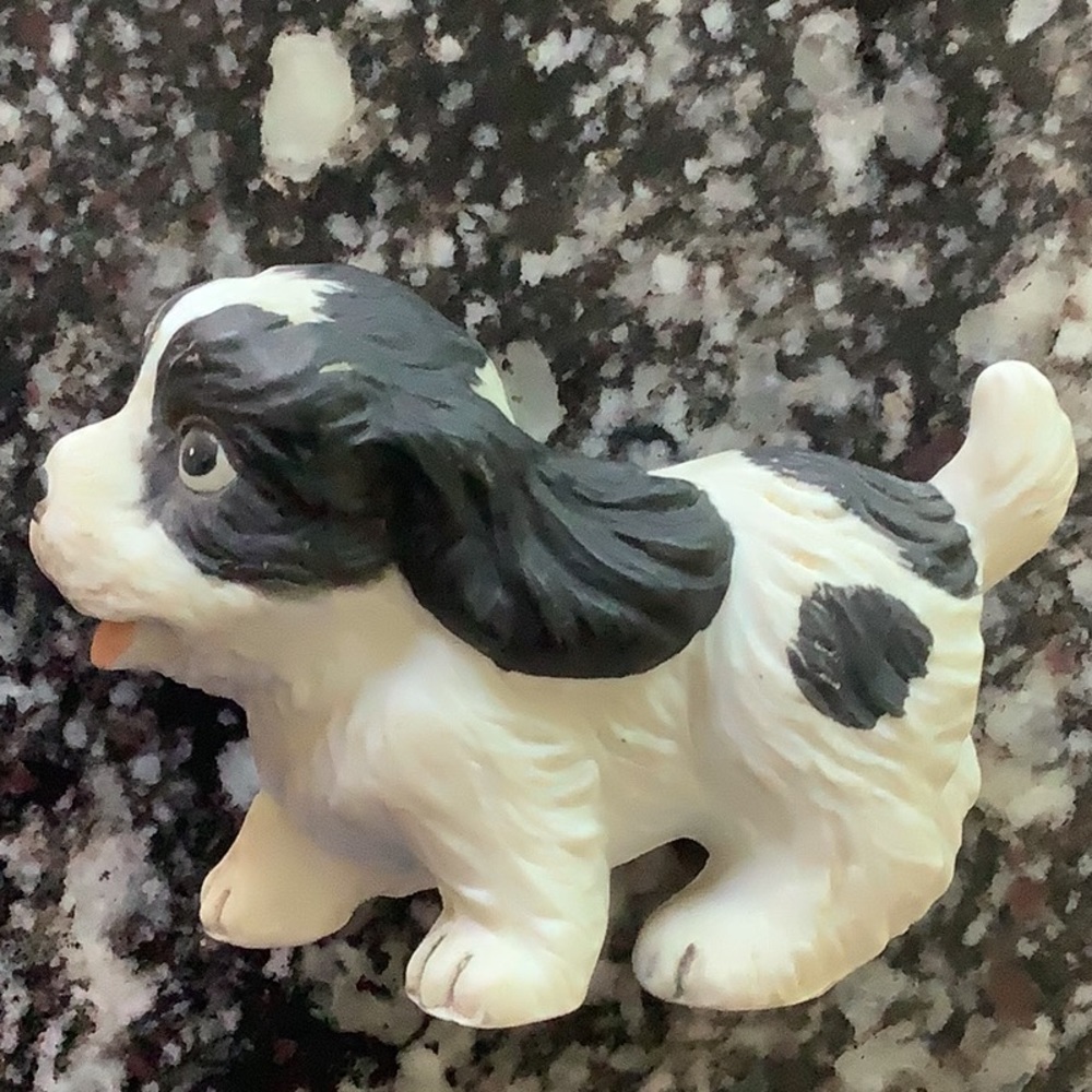 Vintage porcelain dog